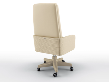 ATLANTYS - Leather executive chair with armrests by BRUNO ZAMPA - view 3
